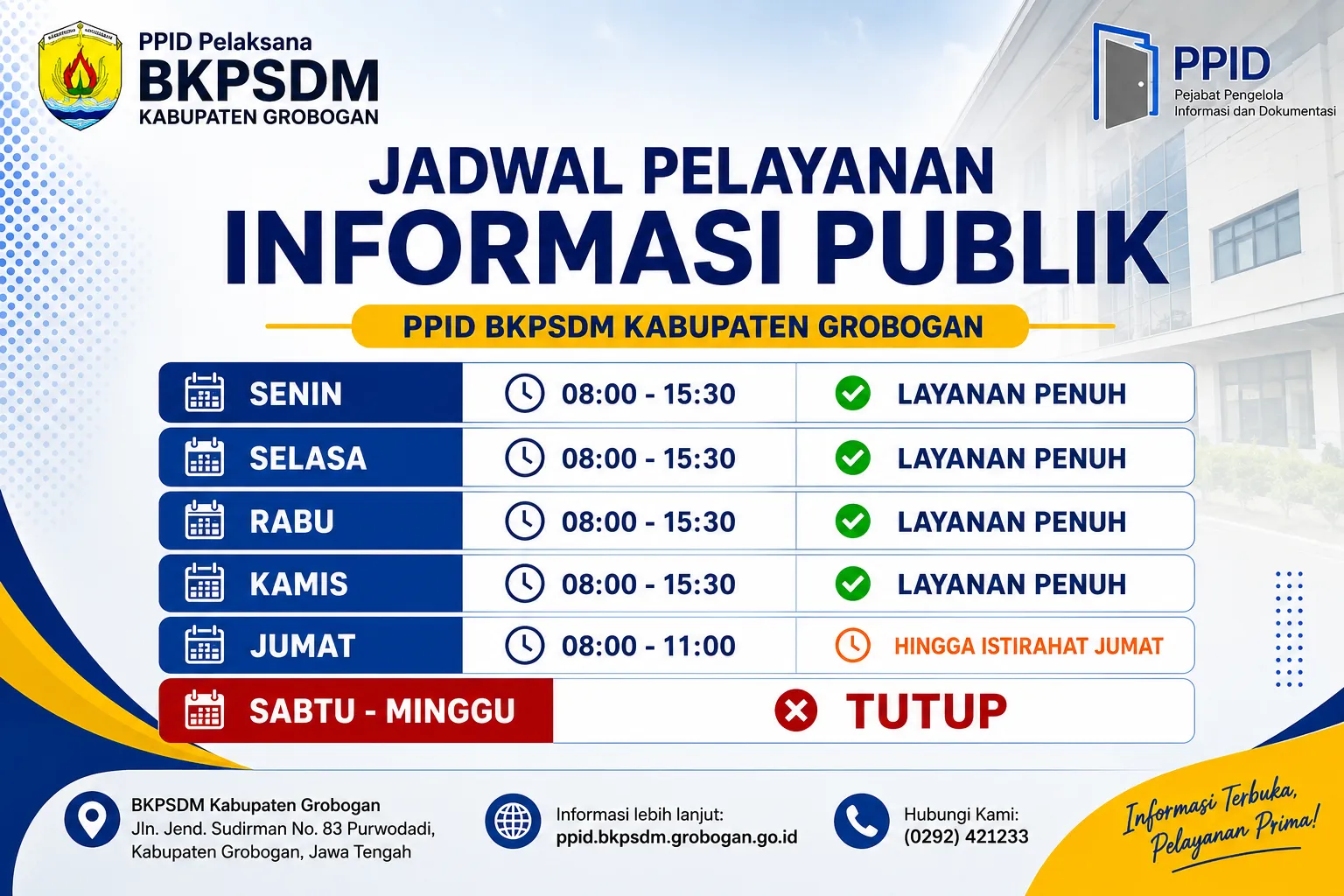 Jadwal Layanan